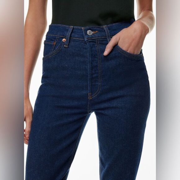 REDONE 70s High-Rise Skinny Boot Jean Size 23 - Picture 2 of 10